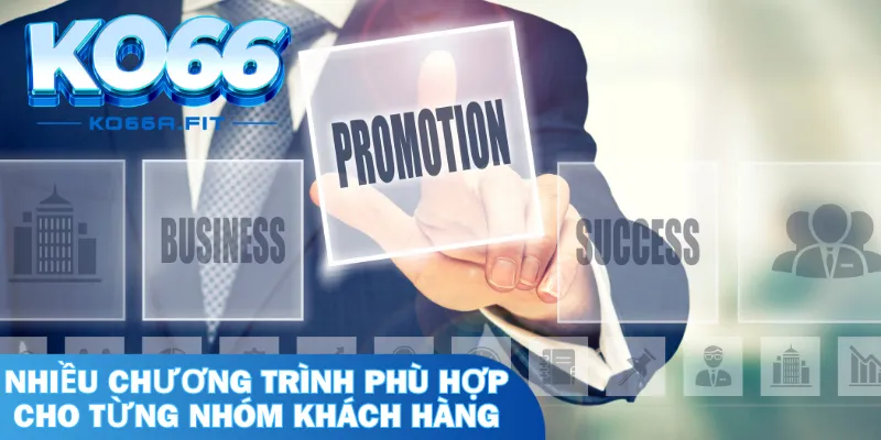 Nhiều chương trình phù hợp cho từng nhóm khách hàng