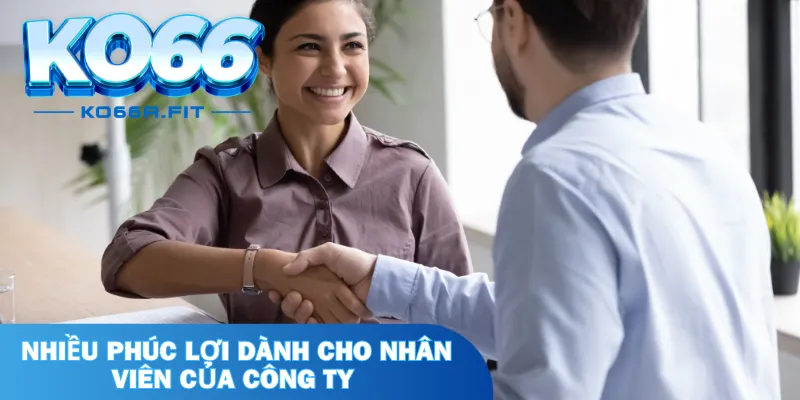 Nhiều phúc lợi dành cho nhân viên của công ty 